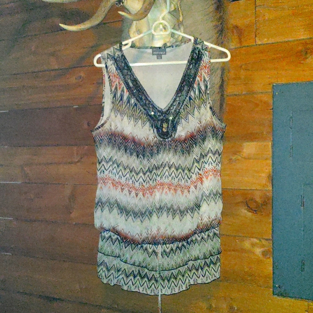 Worn Once - New Summer Tank or Layer